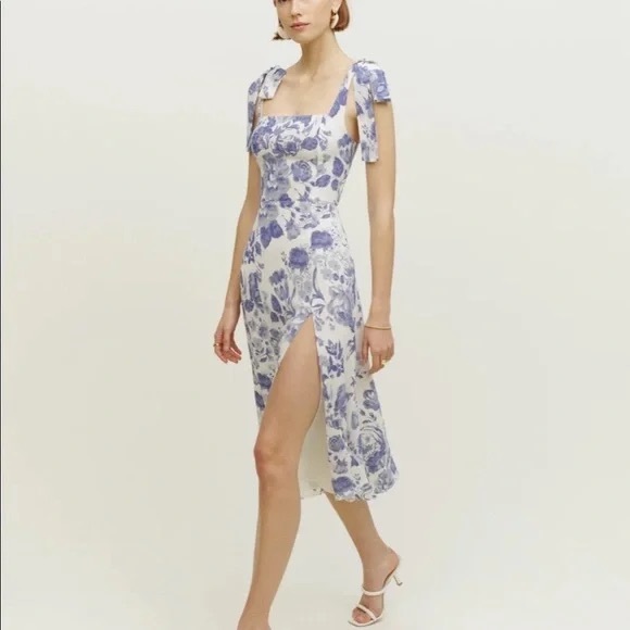 Reformation NWT Twilight Dress in Lucerne Floral Sz 14 - Picture 2 of 15